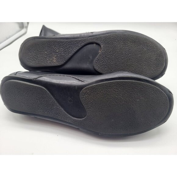 STEVE MADDEN SZ 7 Black Leather Moccasin Cutout Boots Festival Southwest Boho - Picture 13 of 13